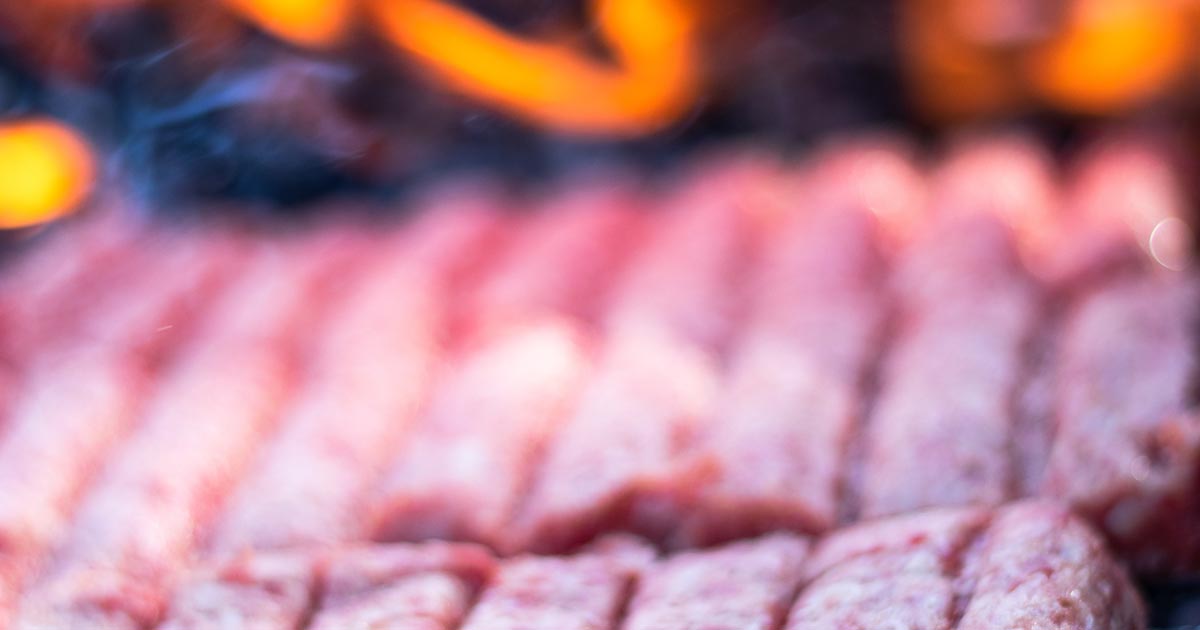 close up image of cevapcici a croatian food