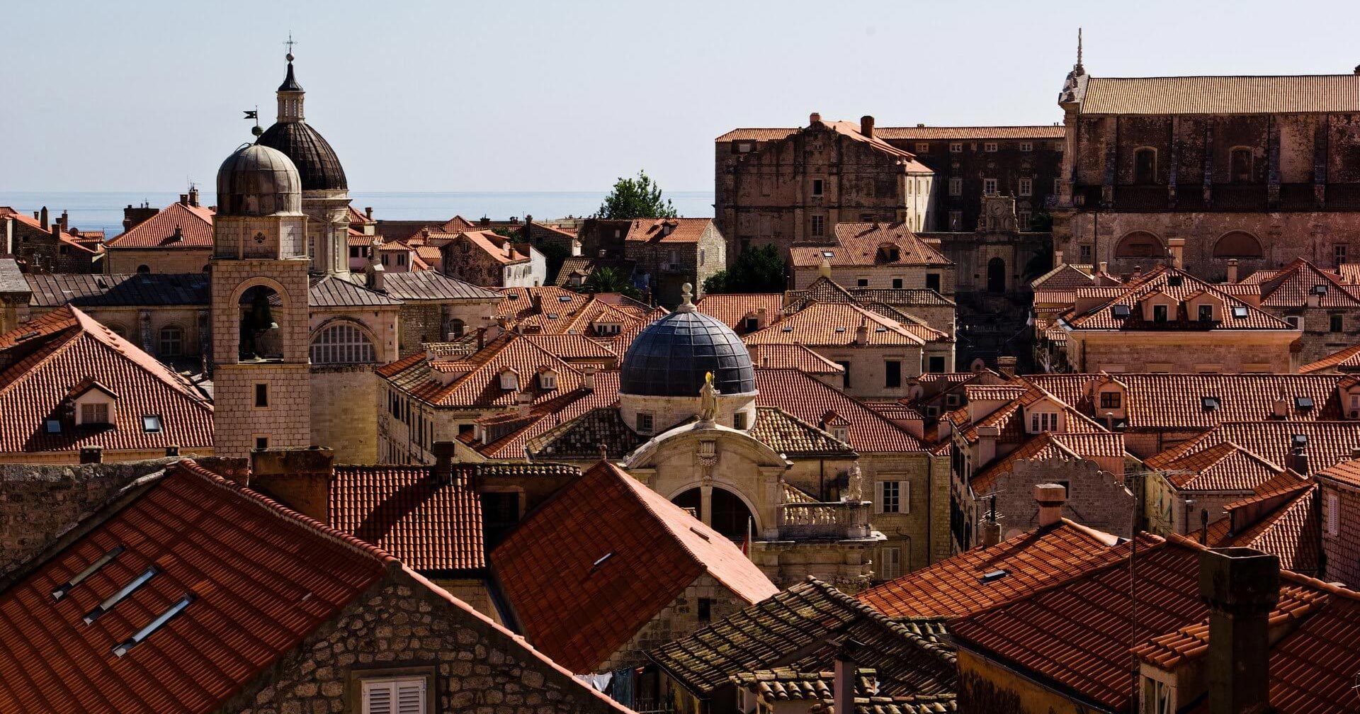 Old town dubrovnik houses