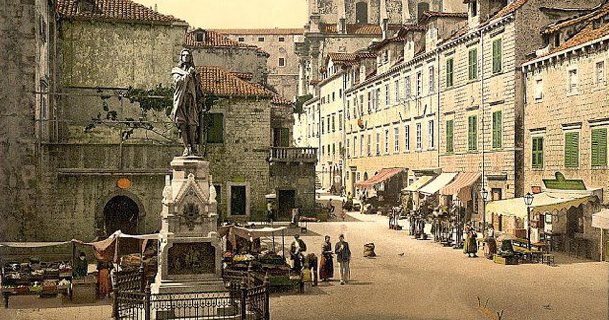 old pictures of dubrovnik 100 years ago