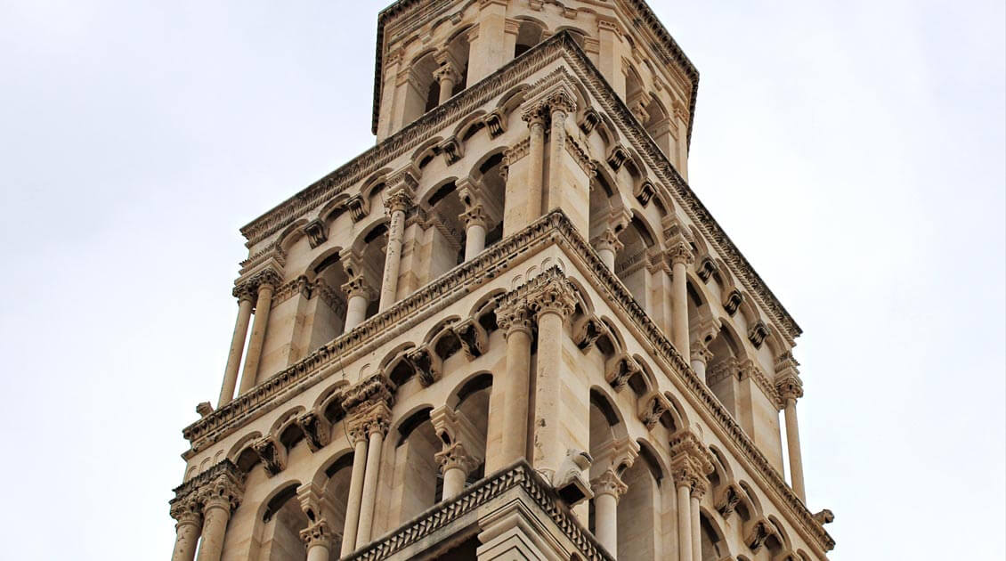 Old Roman Tower in Split, Croatia