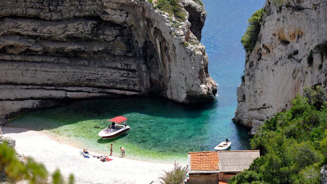 Naturalist beach in croatia