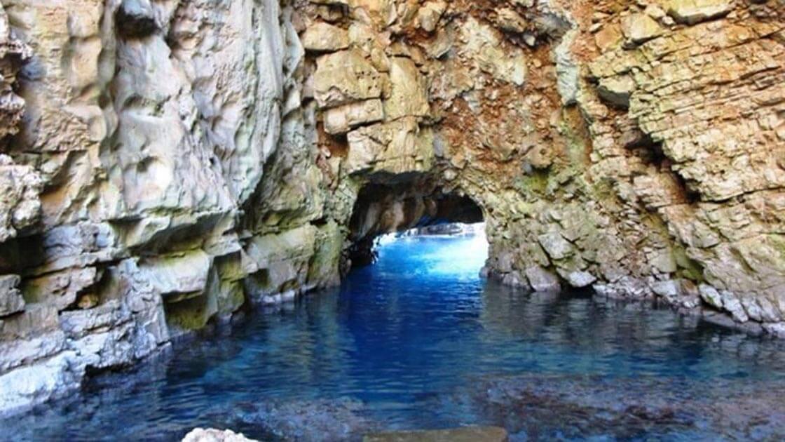 Odysseus Cave on Island Mljet