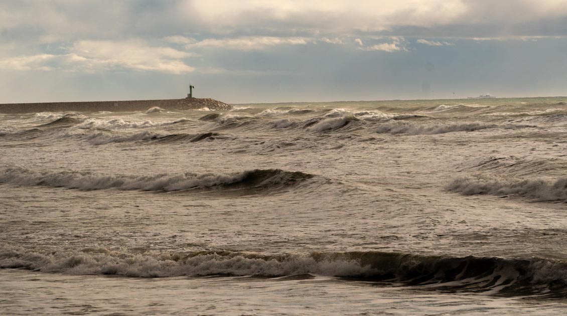 Windy Sea in Croatia